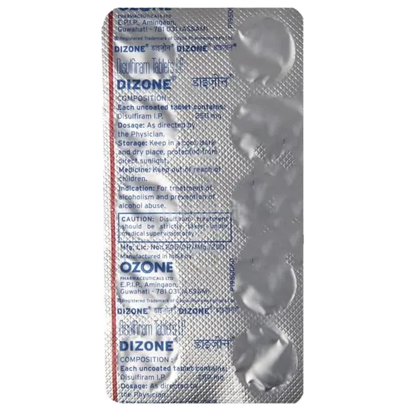dizone 250mg tablet 10's